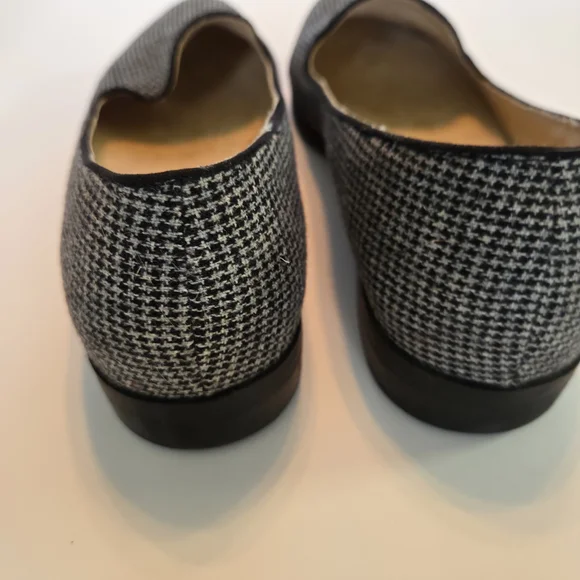 Jellypop Black and White Houndstooth Loafers - Picture 3 of 6